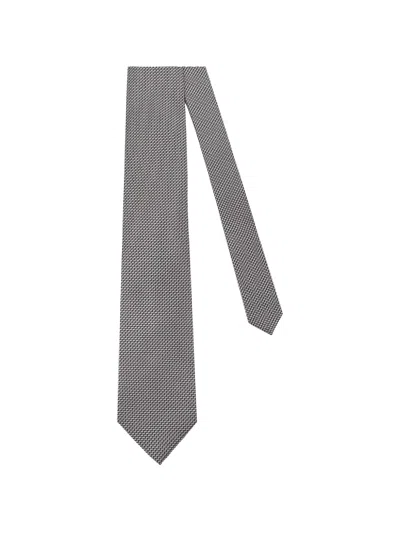 Tom Ford Patterned Tie In Burgundy