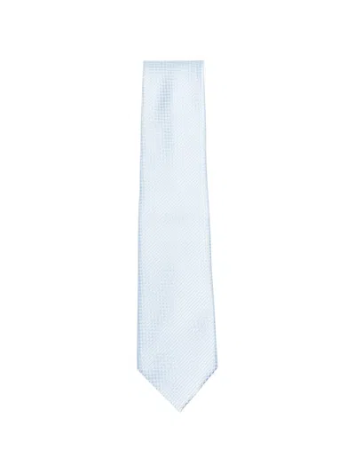 Tom Ford Patterned Tie In Blue