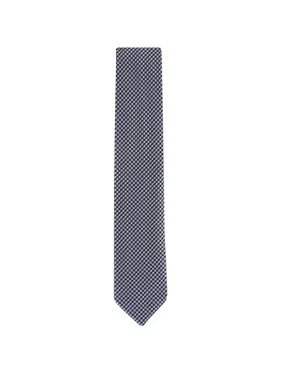 Tom Ford Patterned Tie In Green