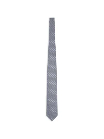 Tom Ford Patterned Tie In Gray