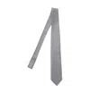 Tom Ford Patterned Tie In Gray