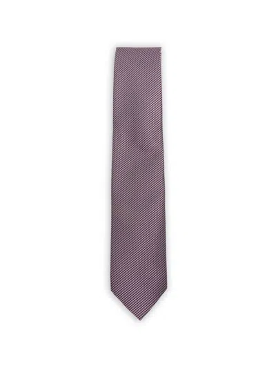 Tom Ford Patterned Tie In Pink