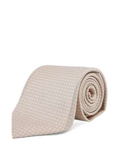 Tom Ford Patterned Tie In Transparent