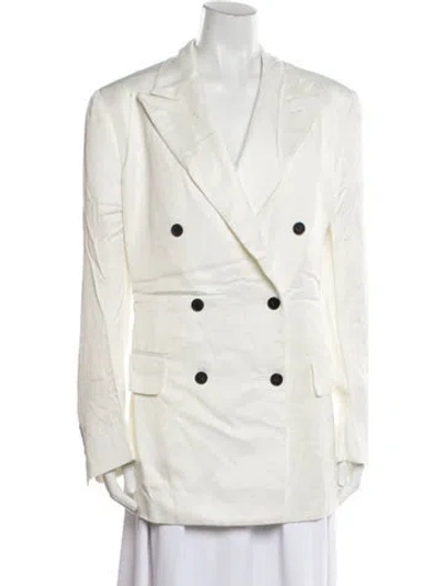 Pre-owned Tom Ford Peacoat In Neutral