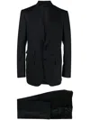Tom Ford Peaked Lapels Tailored Suit In Black