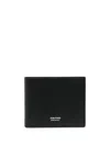 Tom Ford Pebble Leather Wallet In Black