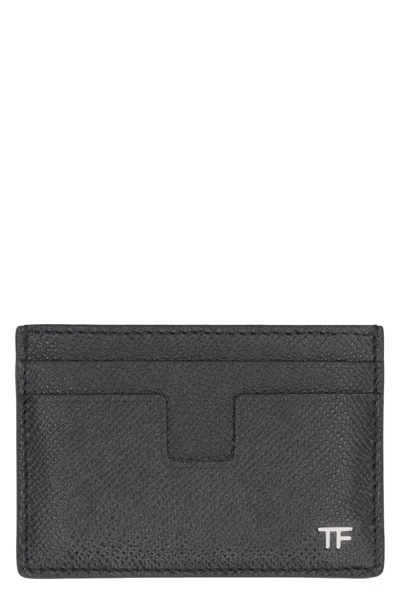 TOM FORD LOGO PLAQUE CLASSIC CREDIT CARD HOLDER
