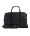 Tom Ford Pebbled Leather Briefcase In Black