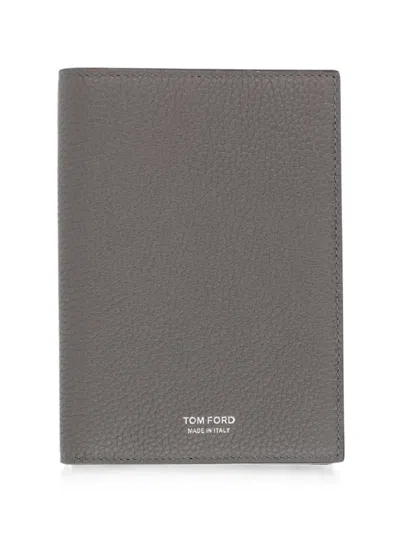 Tom Ford Pebbled-leather Wallet In Pattern