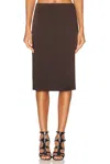 Tom Ford Crepe Envers Satin Midi Pencil Skirt