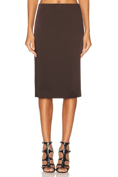Tom Ford Pencil Skirt In Brown