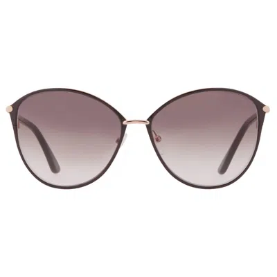 Tom Ford Penelope Brown Gradient Butterfly Ladies Sunglasses Ft0320 28f 59