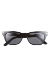 Tom Ford Penn 53mm Rectangular Sunglasses In Black