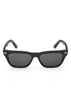 Tom Ford Penn 53mm Rectangular Sunglasses In Black