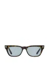 Tom Ford Penn Rectangle-frame Sunglasses In Brown