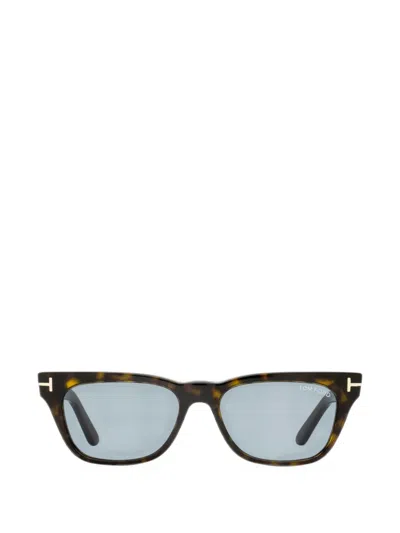 Tom Ford Penn Rectangle-frame Sunglasses In Brown