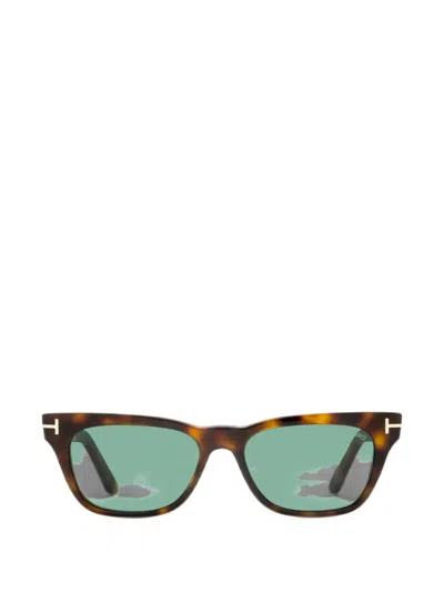 Tom Ford Penn Rectangle-frame Sunglasses In Brown