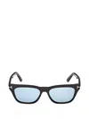Tom Ford Eyewear Penn Rectangular Frame Sunglasses In Black