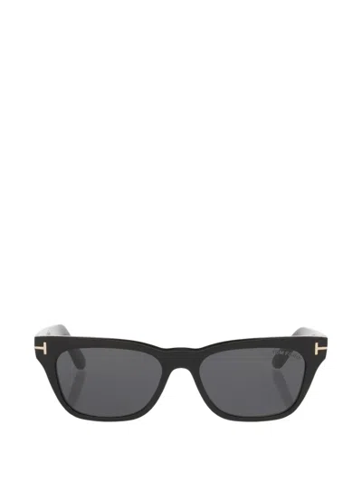 Tom Ford Penn-02 Rectangle-frame Sunglasses In Transparent