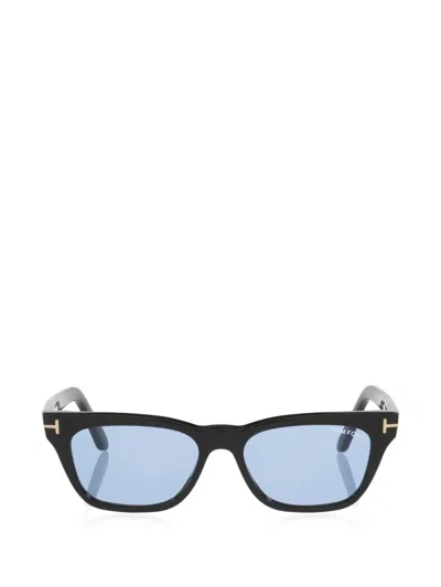 Tom Ford Penn-02 Rectangle-frame Sunglasses In Blue