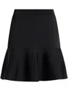 Tom Ford Peplum Mini Skirt In Black