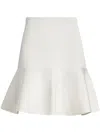 Tom Ford Peplum Mini Skirt In White