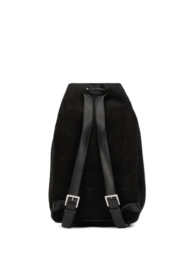 Tom Ford Perforated Backpack In Black