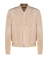 Tom Ford Perforated Bomber Jacket In Brown