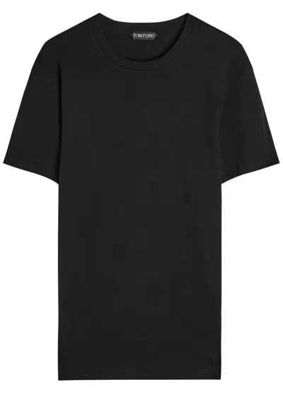 TOM FORD TOM FORD PERFORATED COTTON T-SHIRT