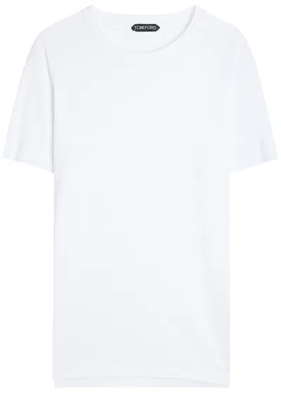 TOM FORD TOM FORD PERFORATED COTTON T-SHIRT