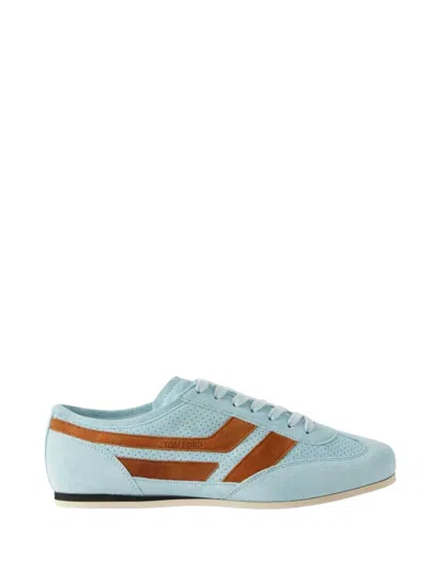 Tom Ford Brook Perforated Suede Sneakers In Multi