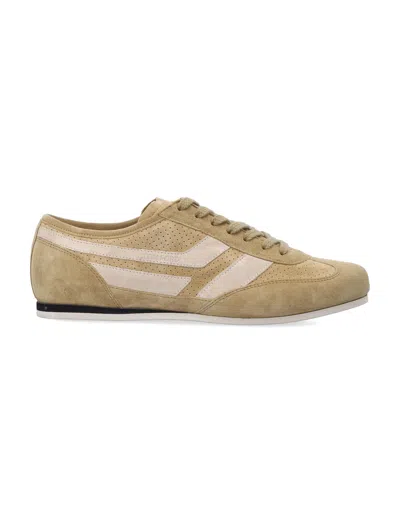 Tom Ford Warwick Perforated Full-grain Leather Sneakers In Neutral