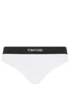 Tom Ford Perizoma Con Logo In White