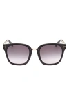 Tom Ford Philippa 68mm Gradient Square Sunglasses In Black