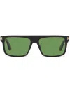 Tom Ford Squared Sunglasses Ft0999 01 N In Black
