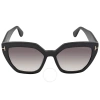 Tom Ford Phobe 56mm Square Sunglasses In Black / Grey