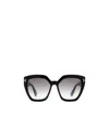 Tom Ford Phoebe Square-frame Sunglasses In Black