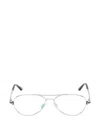 Tom Ford Pilot-frame Glasses In Silver