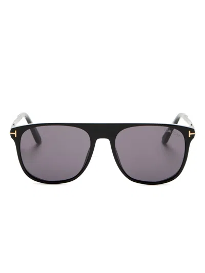 Tom Ford Pilot-frame Sunglasses In Black