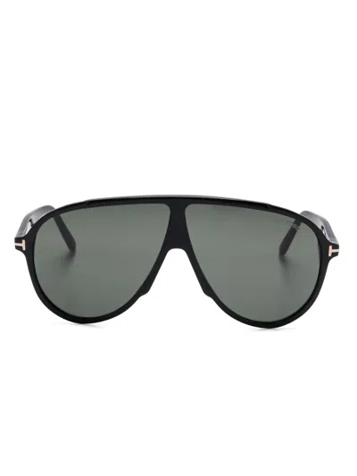 Tom Ford Pilot-frame Sunglasses In Black