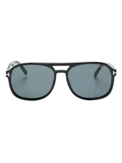 Tom Ford Pilot-frame Sunglasses In Black