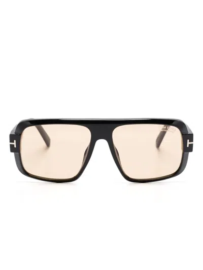 Tom Ford Pilot-frame Sunglasses In Black