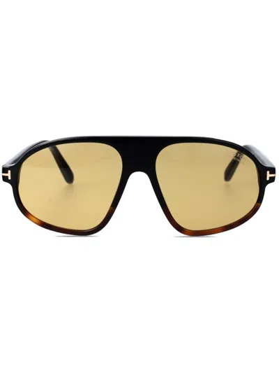 Tom Ford Pilot-frame Sunglasses In Black