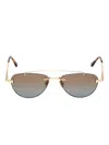 Tom Ford Pilot-frame Sunglasses In Gold