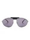 Tom Ford Pilot-frame Sunglasses In Grey