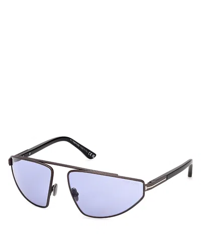 Tom Ford Pilot Sunglasses, 64mm In Blue