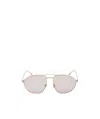 Tom Ford Pilot Sunglasses In White