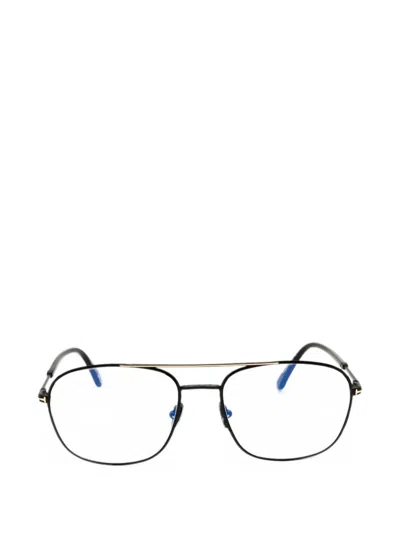 Tom Ford Pilot-frame Glasses In Black