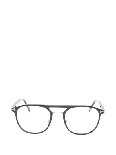 Tom Ford Pilot-frame Glasses In Yellow