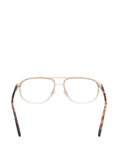 Tom Ford Pilot-frame Glasses In Gold